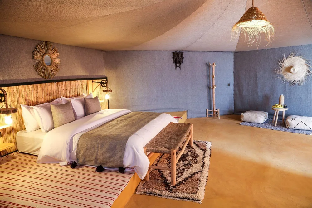 Double Tent Experience in the Sahara – Stay at a Merzouga Luxury Desert Camp